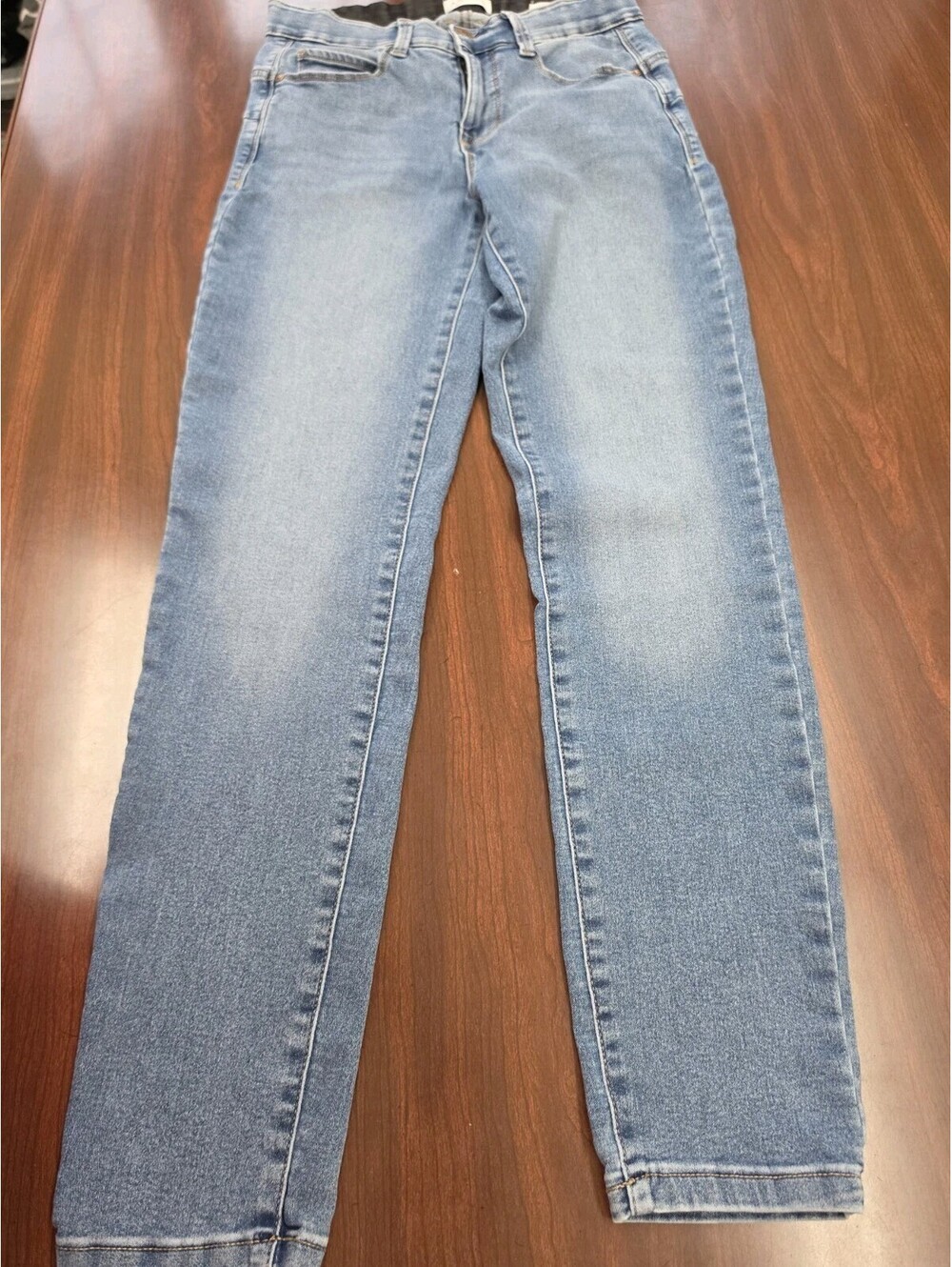 Angels Forever Young Petite Luxe Lift Skinny Jeans Womens 4/27 Light Wash Y2K